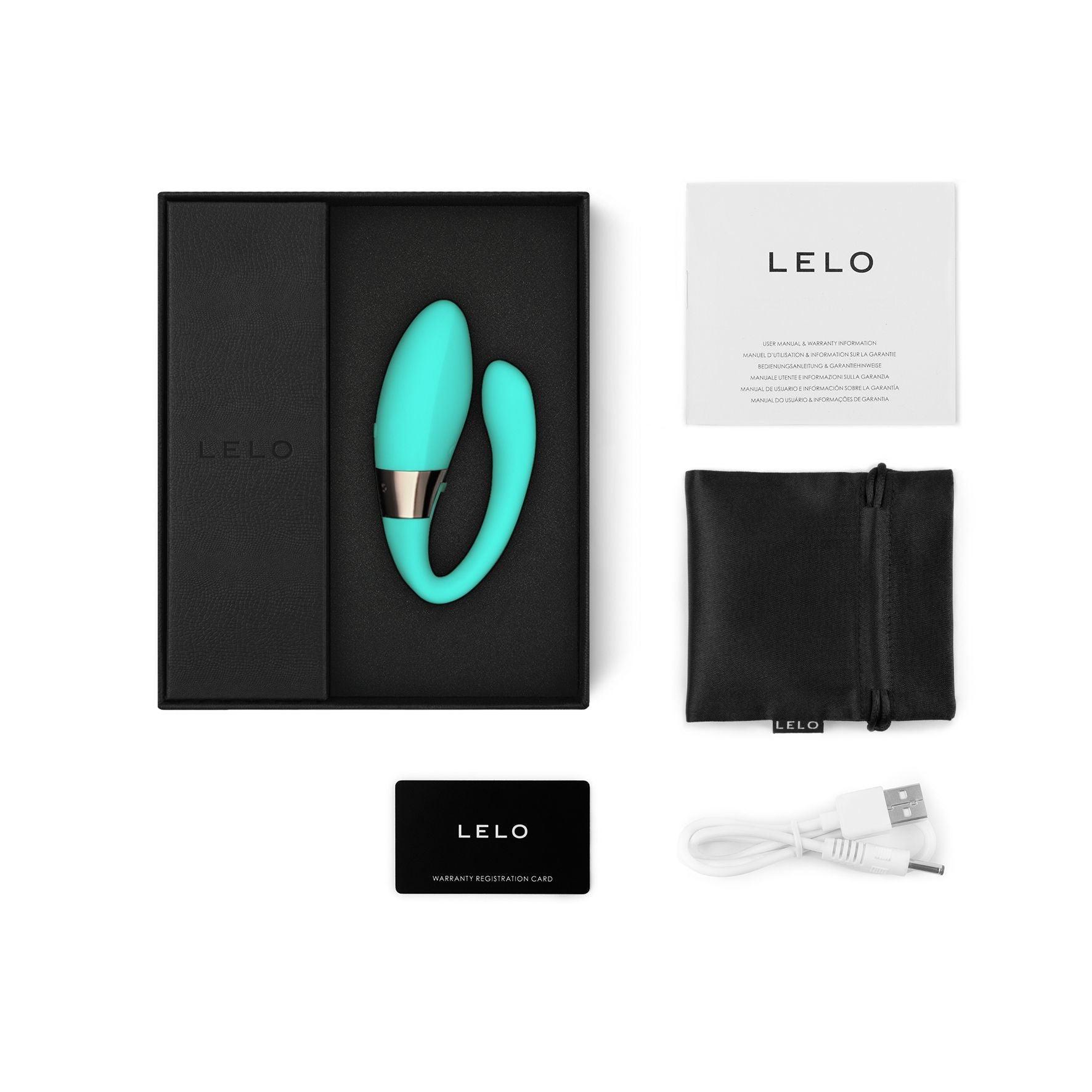 Paarvibrator "Tiani Harmony" aus Silikon - per App steuerbar 9 cm (türkis) - loveiu.ch