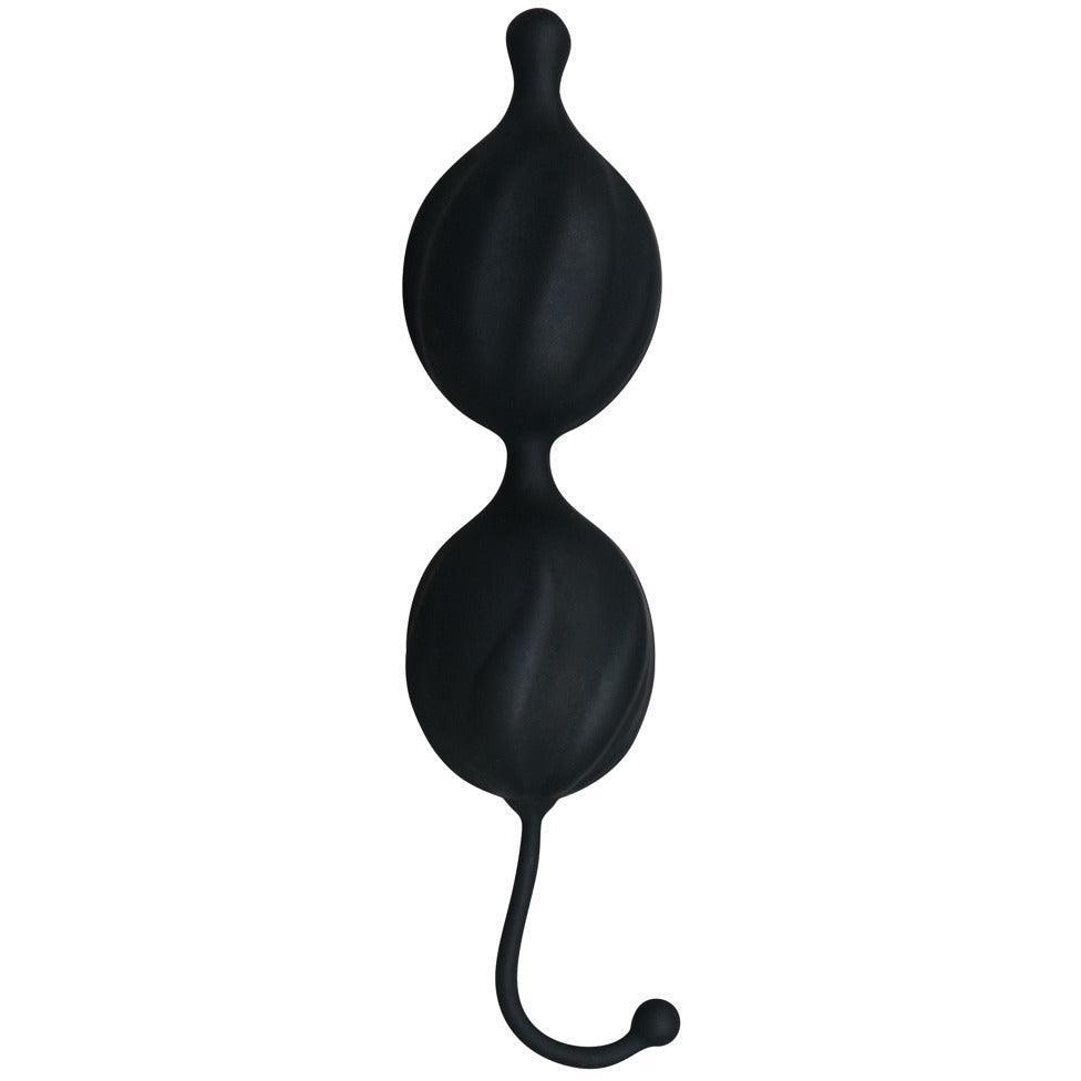 Liebeskugeln Beckenbodentraining "Soft Touch" aus Silikon - rotierende Gewichte (schwarz) - loveiu.ch