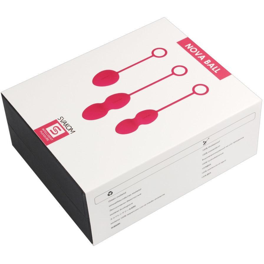 Liebeskugeln "Nova" aus Silikon - Beckenbodentraining im 3er Set (pink) - loveiu.ch