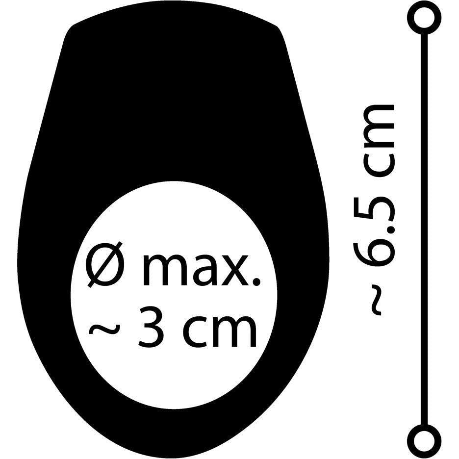 Penisring "Luxurious Vibro Ring" aus Silikon - Soft-Touch-Textur Ø 3 cm (grün) - loveiu.ch