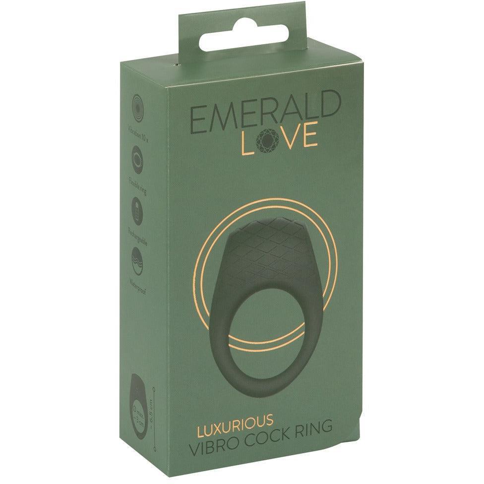 Penisring "Luxurious Vibro Ring" aus Silikon - Soft-Touch-Textur Ø 3 cm (grün) - loveiu.ch