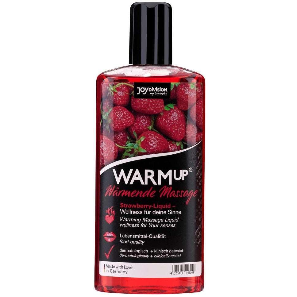 Massageöl "WARMup Strawberry" - mit Wärme-Effekt (150 ml) - loveiu.ch