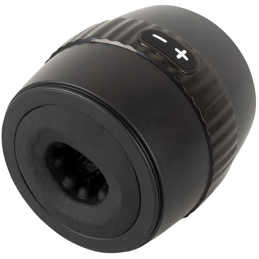 Masturbator "Donut" mit hautfreundlichen Softsleeve - dehnbar Ø 3 cm (schwarz) - loveiu.ch