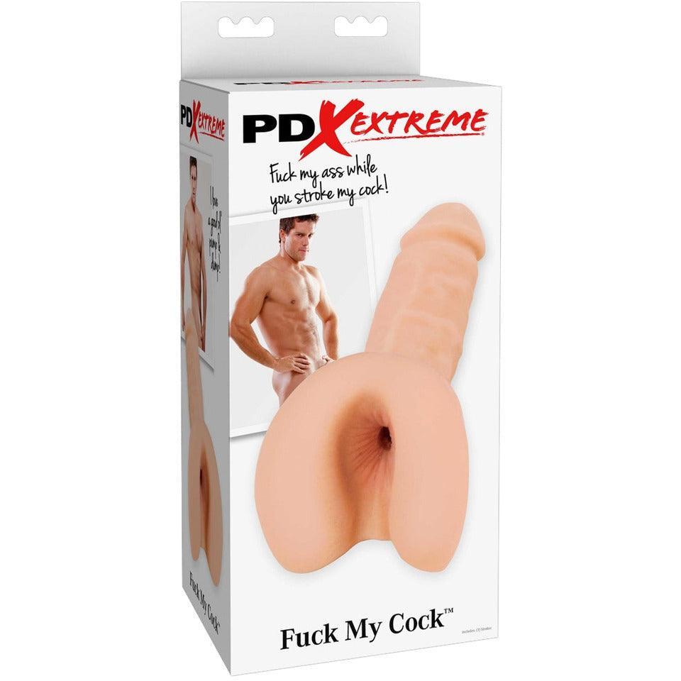 Masturbator "Fuck my Cock" - Penisform 20.5 cm (hautfarben hell) - loveiu.ch