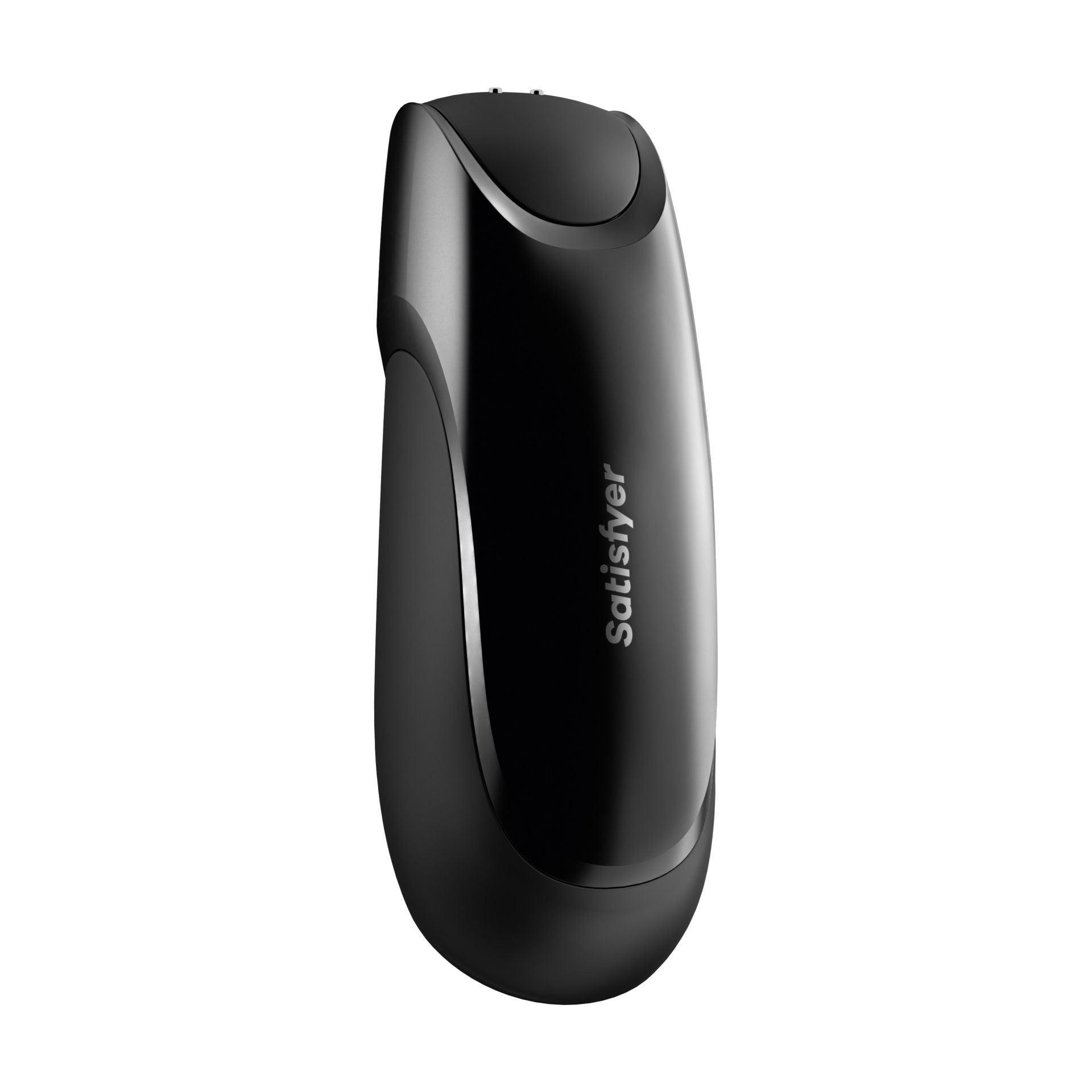 SATISFYER Masturbator "Men Vibration+" - Airpulse-Technologie 16.5 cm (schwarz) - loveiu.ch