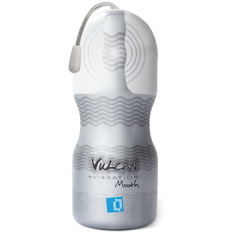 Masturbator "Vulcan Ripe Mouth Vibrating" mit Minivibrator & Real-Feel-Reizstruktur - 15 cm (hautfarben hell) - loveiu.ch