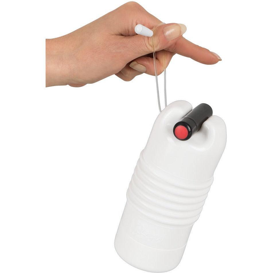 Masturbator "Vulcan Ripe Vagina Vibrating" mit Minivibrator & Real-Feel-Reizstruktur - 15 cm (hautfarben hell) - loveiu.ch