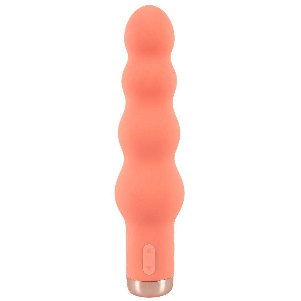 Vibrator "Mini Beads" aus Silikon - Kugeldesign Soft-Touch-Textur 13 cm von peachy - loveiu.ch
