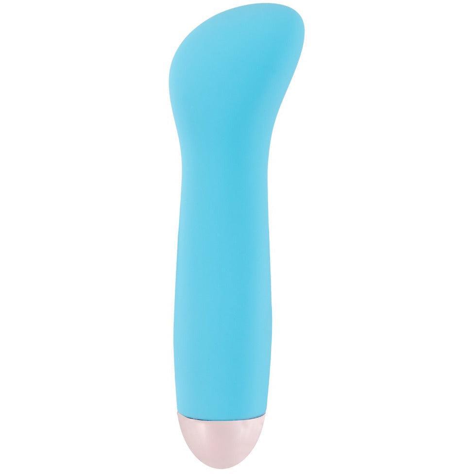 Minivibrator "Cuties" aus Silikon - ergonomisch & klein 12.9 cm (blau) - loveiu.ch