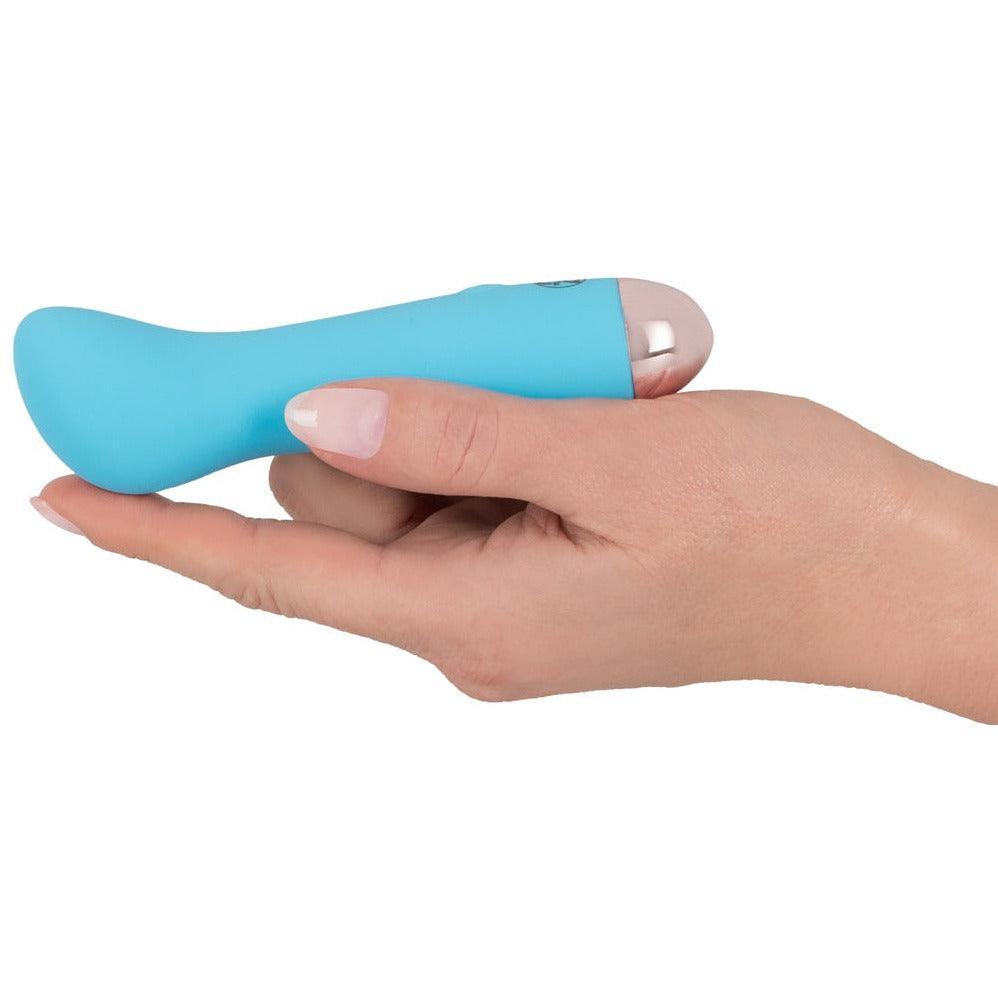 Minivibrator "Cuties" aus Silikon - ergonomisch & klein 12.9 cm (blau) - loveiu.ch