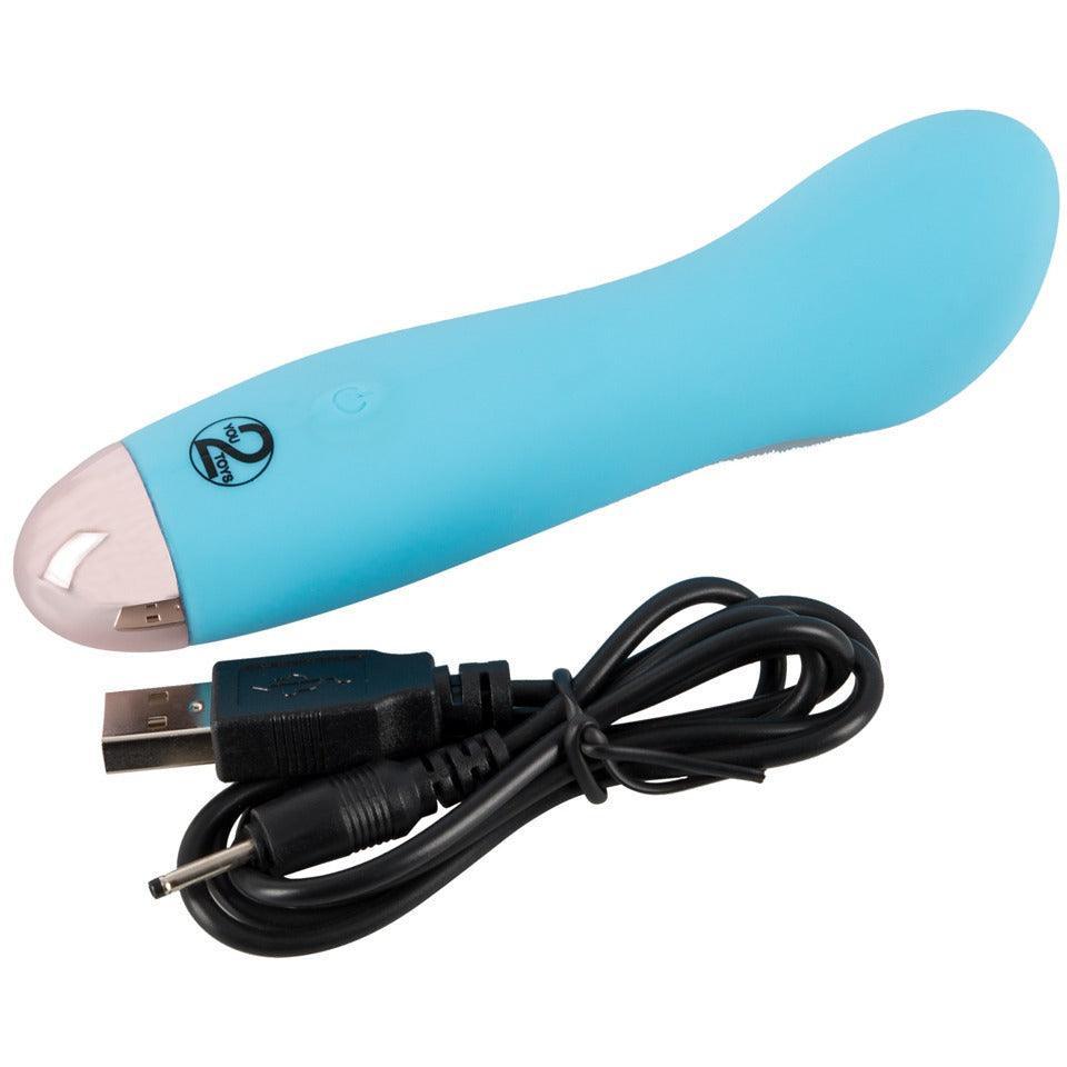Minivibrator "Cuties" aus Silikon - ergonomisch & klein 12.9 cm (blau) - loveiu.ch