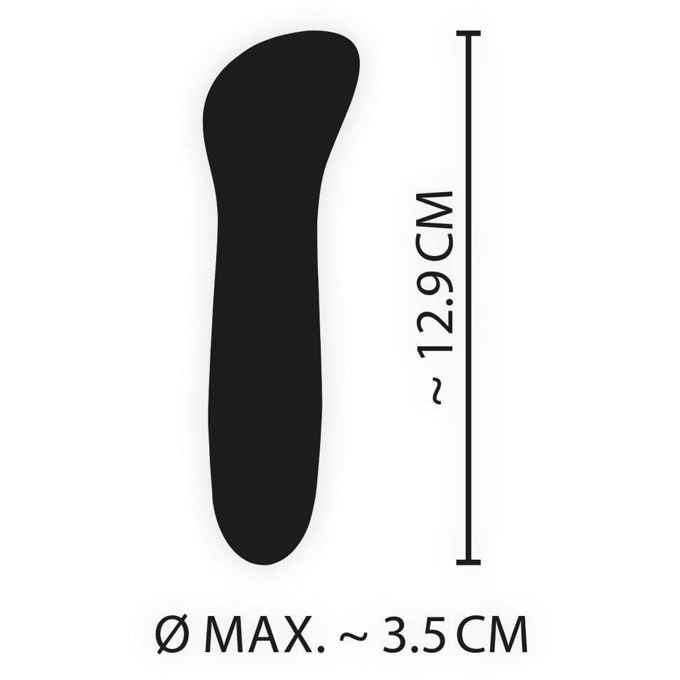 Minivibrator "Cuties" aus Silikon - ergonomisch & klein 12.9 cm (blau) - loveiu.ch