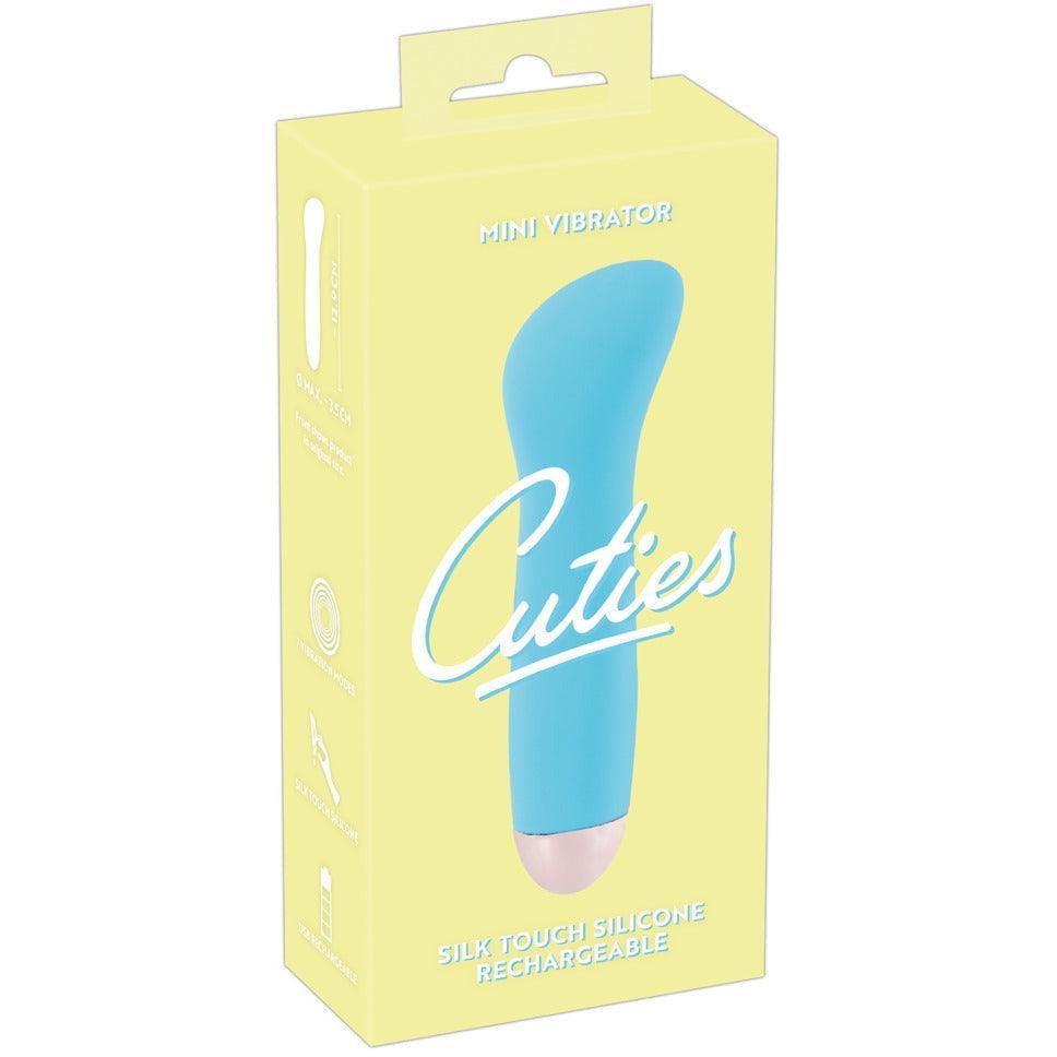 Minivibrator "Cuties" aus Silikon - ergonomisch & klein 12.9 cm (blau) - loveiu.ch
