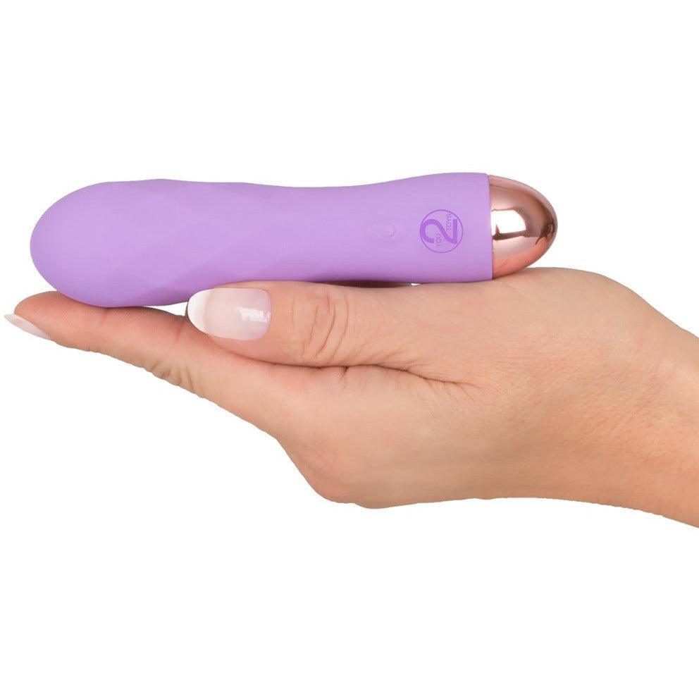 Minivibrator "Cuties" aus Silikon - reizend & klein 12.5 cm (lila) - loveiu.ch