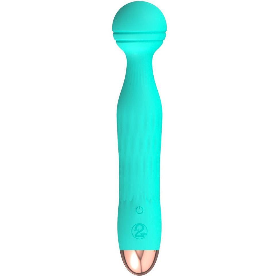 Minivibrator "Cuties" aus Silikon - beweglicher Massagekopf 17.2 cm (mint) - loveiu.ch