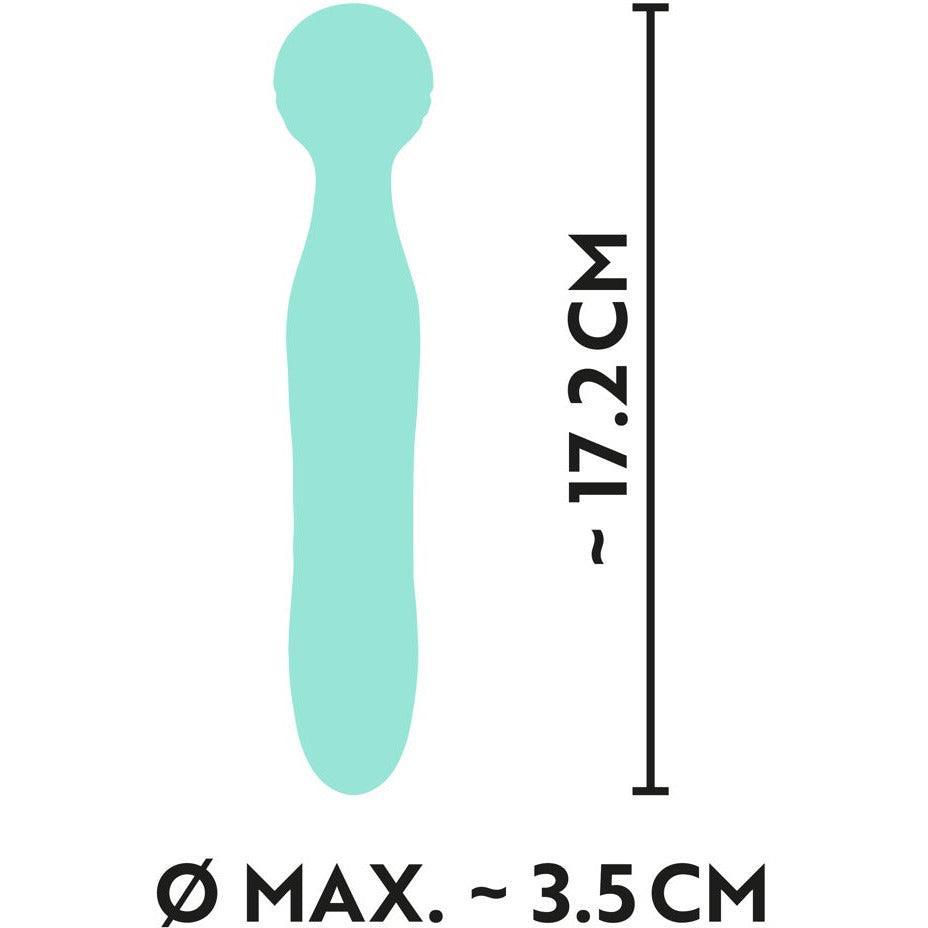 Minivibrator "Cuties" aus Silikon - beweglicher Massagekopf 17.2 cm (mint) - loveiu.ch