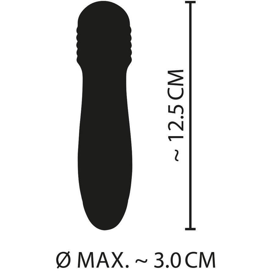 Minivibrator "Cuties" aus Silikon - gerillt & klein 12.9 cm (türkis) - loveiu.ch