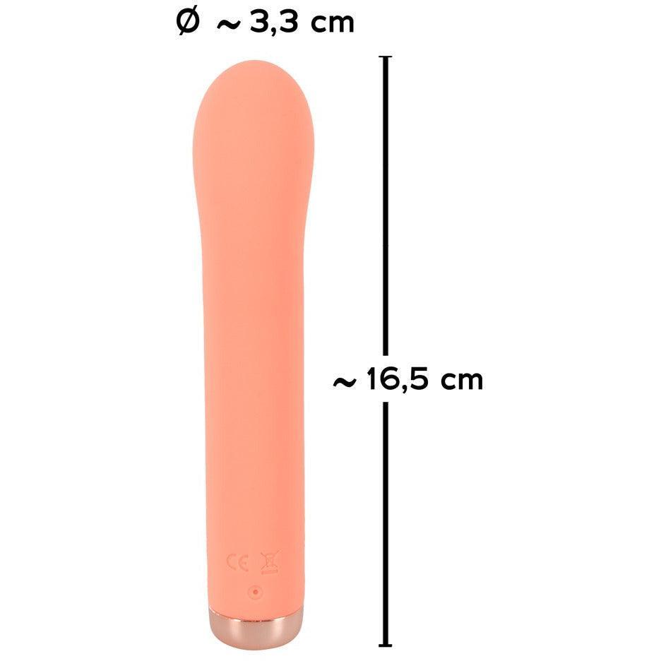 G-Punkt Vibrator "Mini G-Spot" - Soft-Touch-Textur 16.5 cm von peachy - loveiu.ch