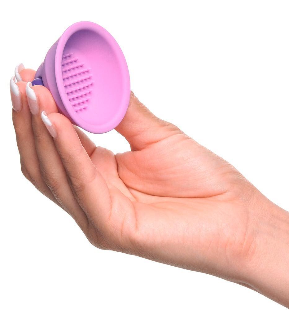 Nippelsauger "hers" aus Silikon - mit Vibratoren Ø 5.8 cm (lila) - loveiu.ch
