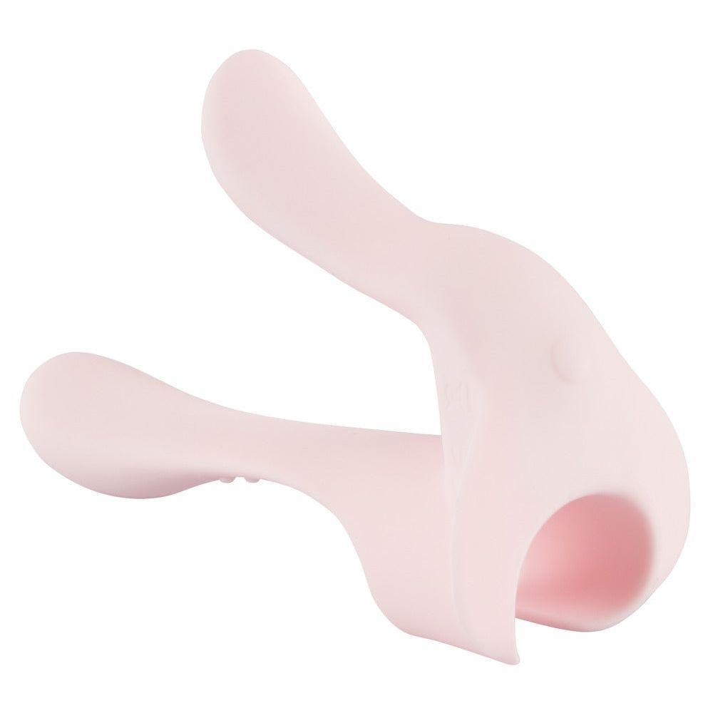 Paarvibrator "Couple's Vibrator" aus Silikon - 13.1 cm (rosa) - loveiu.ch