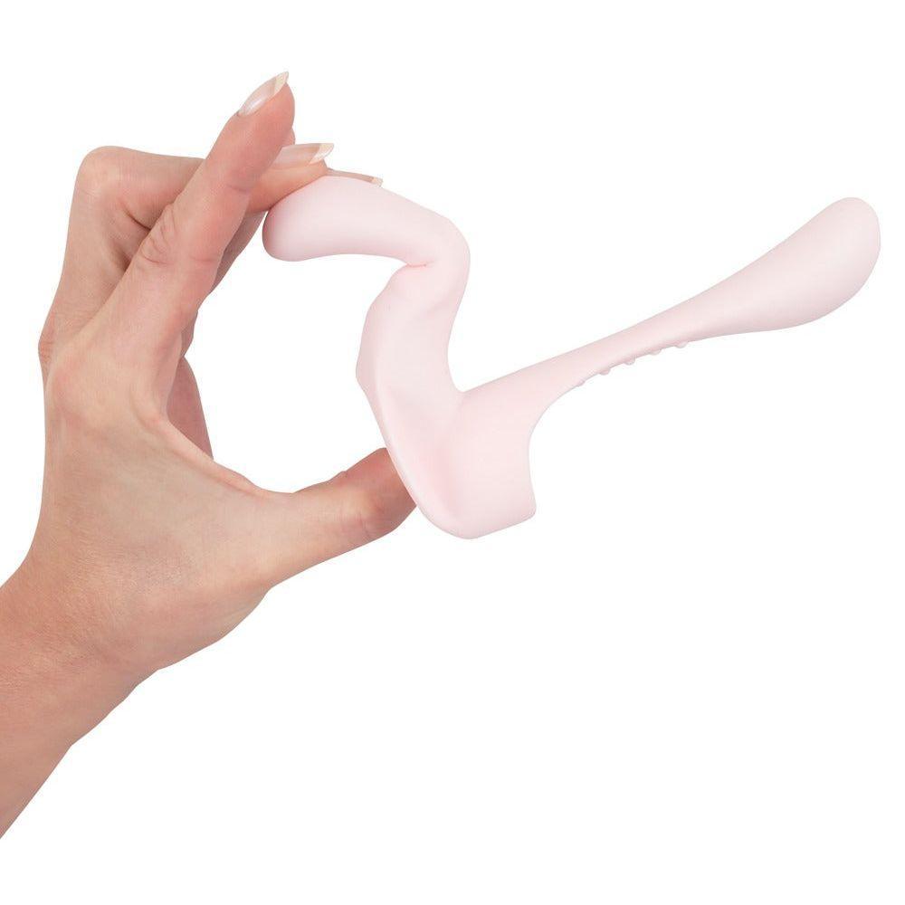 Paarvibrator "Couple's Vibrator" aus Silikon - 13.1 cm (rosa) - loveiu.ch