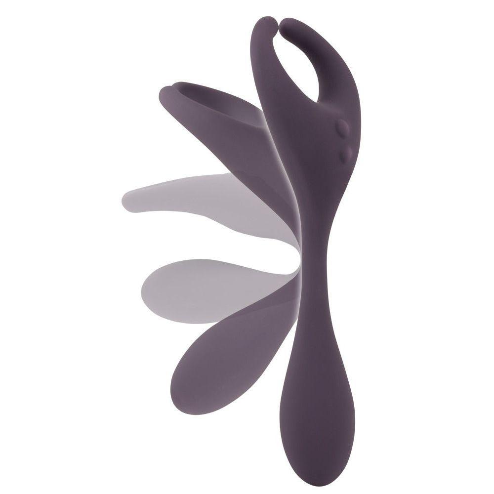 Paarvibrator "Remote Controlled" aus Silikon - mit Fernbedienung 18.5 cm (violett) - loveiu.ch
