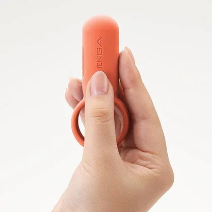 Orange Vibrator mit Ring für Paare – diskret & sanft