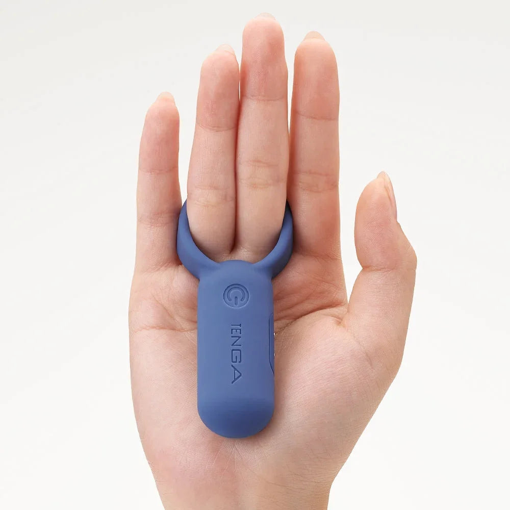 Blaues Tenga Vibrator-Set für intimen Genuss, diskret und kompakt