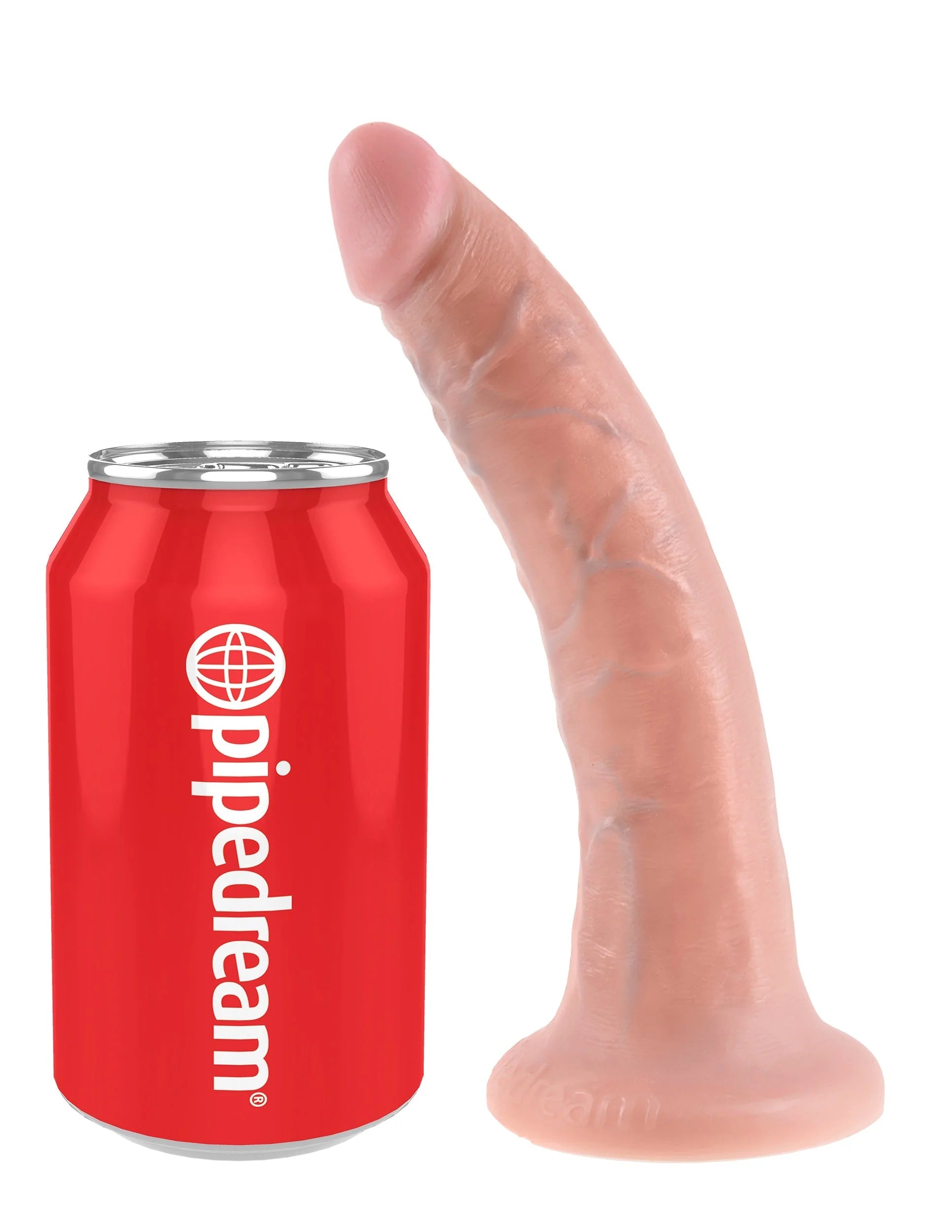Realistic dildo with suction cup "Flesh" - 20.5 cm (skin-colored)