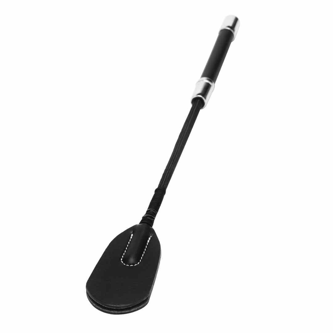 Peitsche "Spanking Crop" aus Kunstleder - 35.5 cm (schwarz) - loveiu.ch