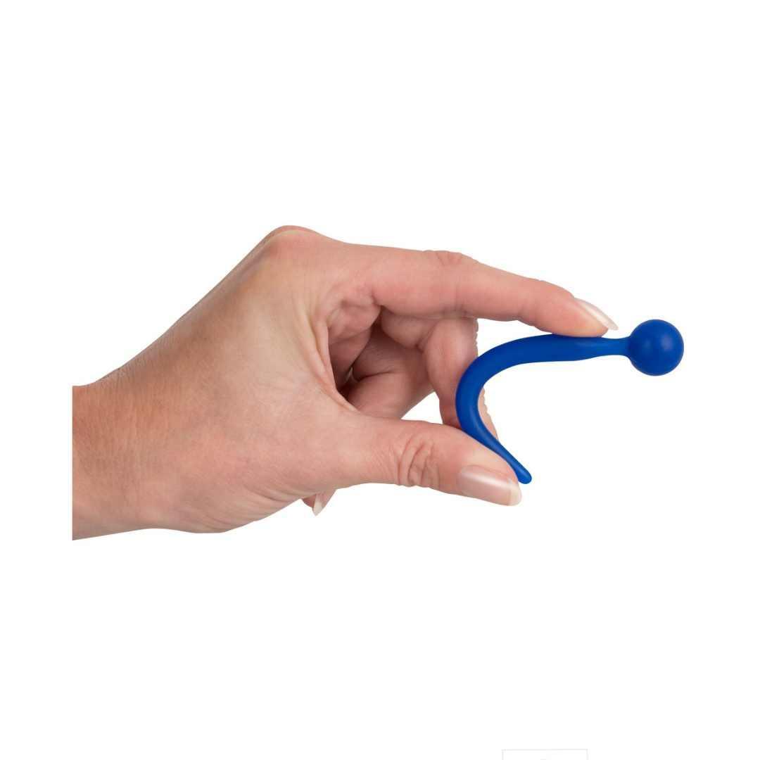 Penisplug "Sperma Stopper" aus Silikon - Ø 0.8 cm (blau) - loveiu.ch