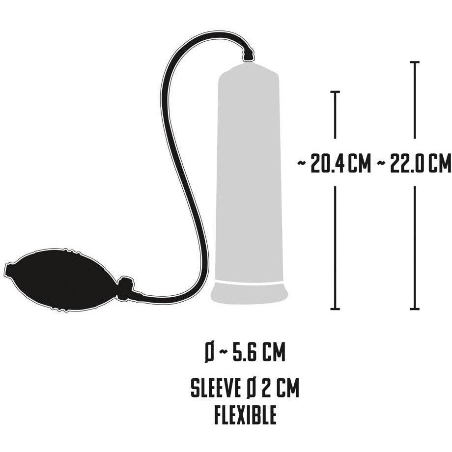 Penispumpe "Mister Boner Starters" - handlicher Pumpball & Messskala - loveiu.ch