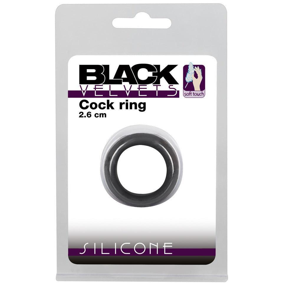 Penisring aus Silikon Ø 2.6 cm (schwarz) - loveiu.ch
