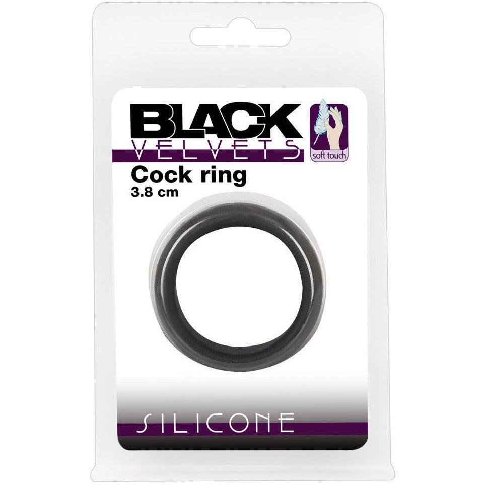 Penisring aus Silikon - Ø 3.8 cm (schwarz) - loveiu.ch