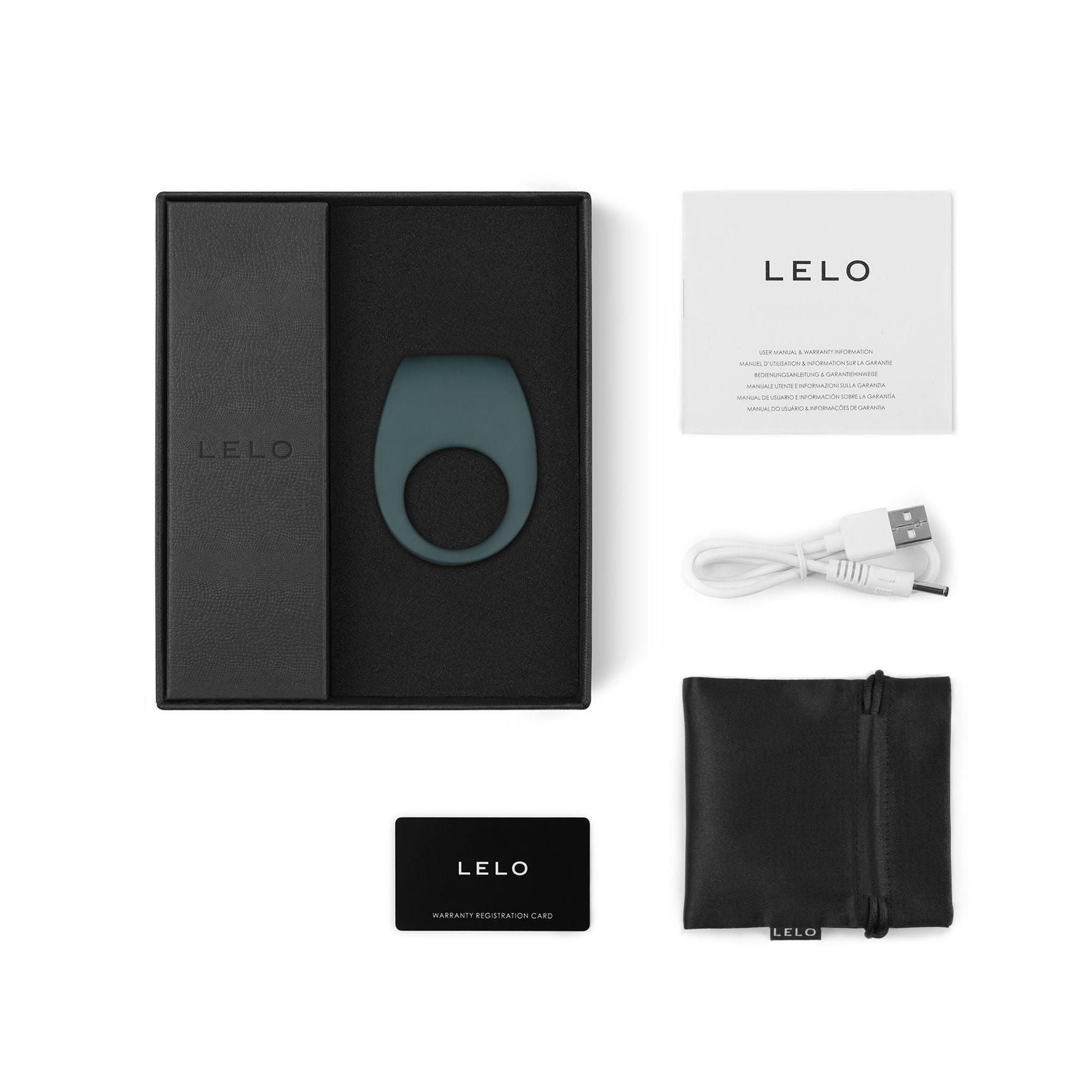 Penisring "LELO Tor 2" aus Silikon - mit Vibration Ø 2.9 cm (grün) - loveiu.ch