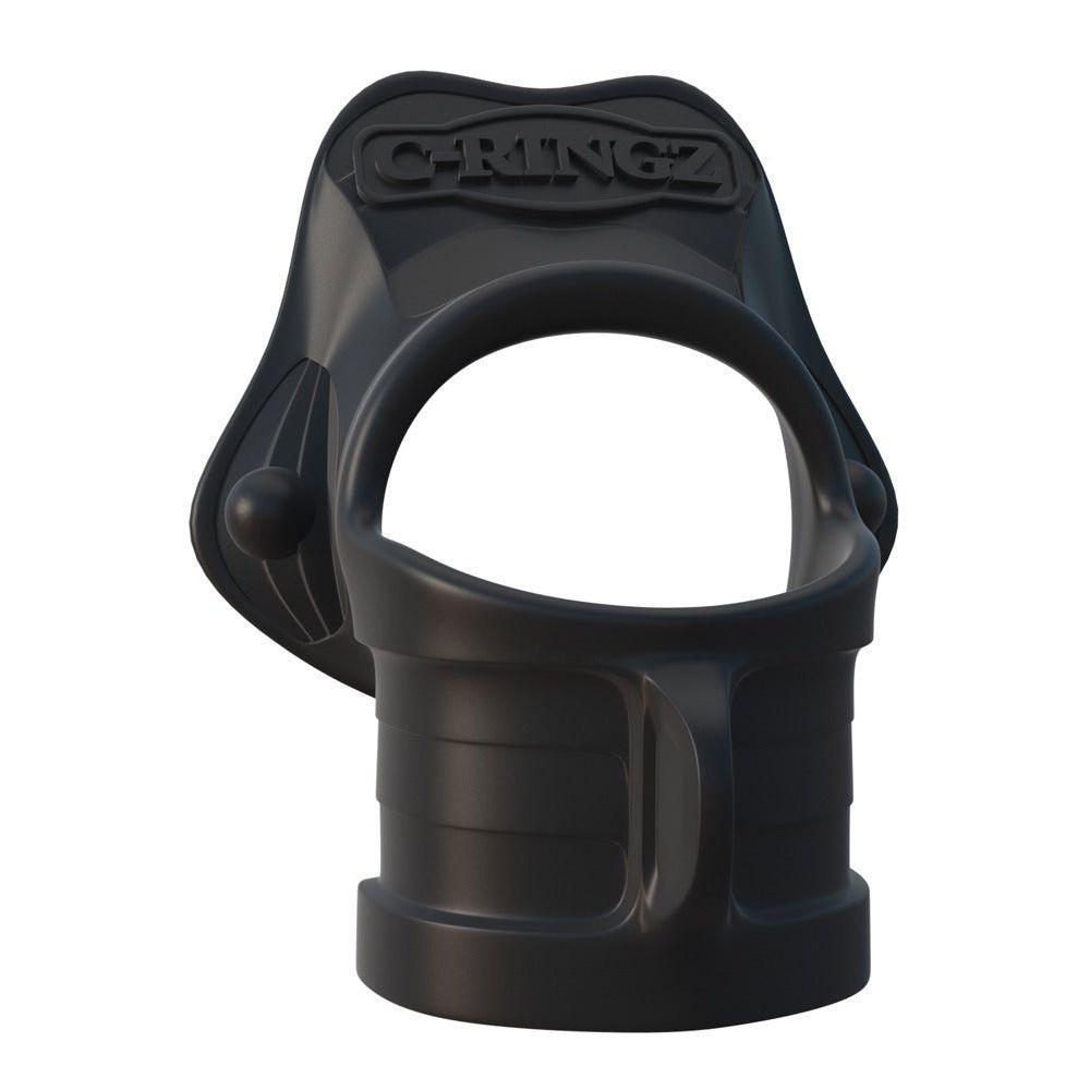 Penisring "Rock-Hard Ring & Ball Stretcher" aus Silikon Ø 3.8 cm (schwarz) - loveiu.ch