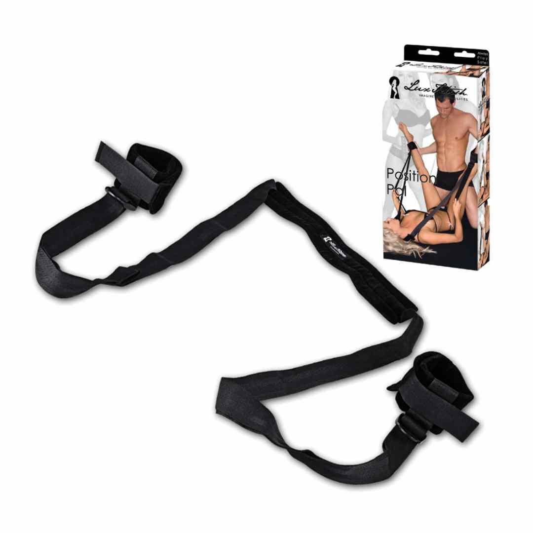 Positionsgurt "Lux Fetish" mit gepolstertem Nackenteil (schwarz) - loveiu.ch