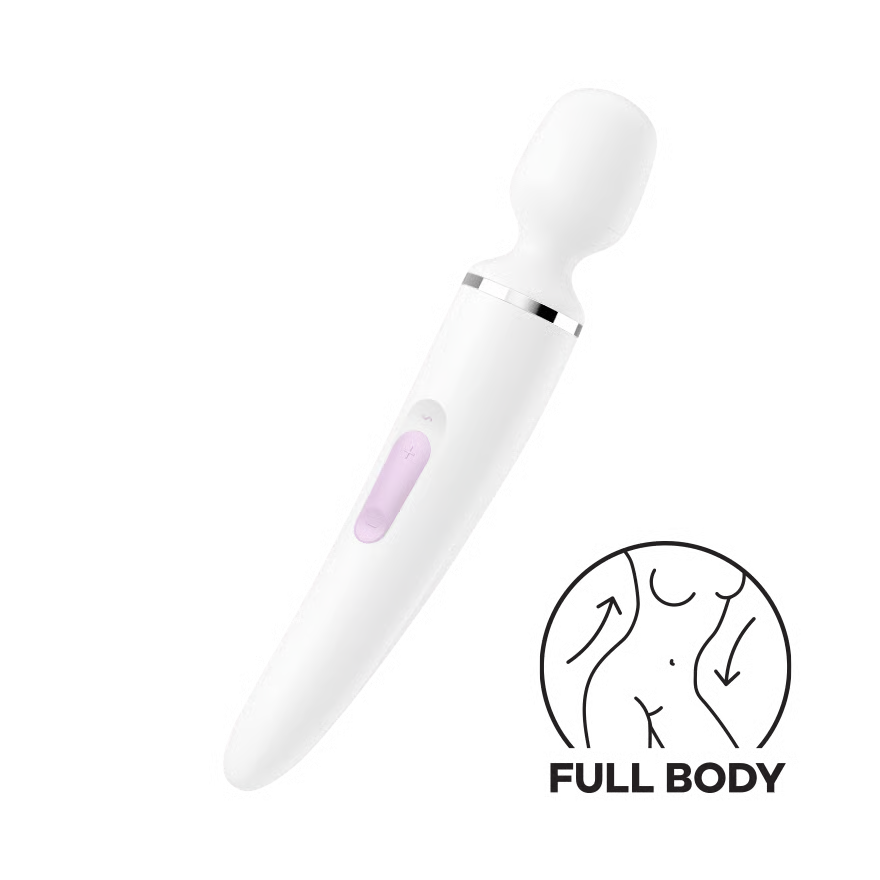 Satisfyer “Wand-er” silicone massager – 30 cm (white)