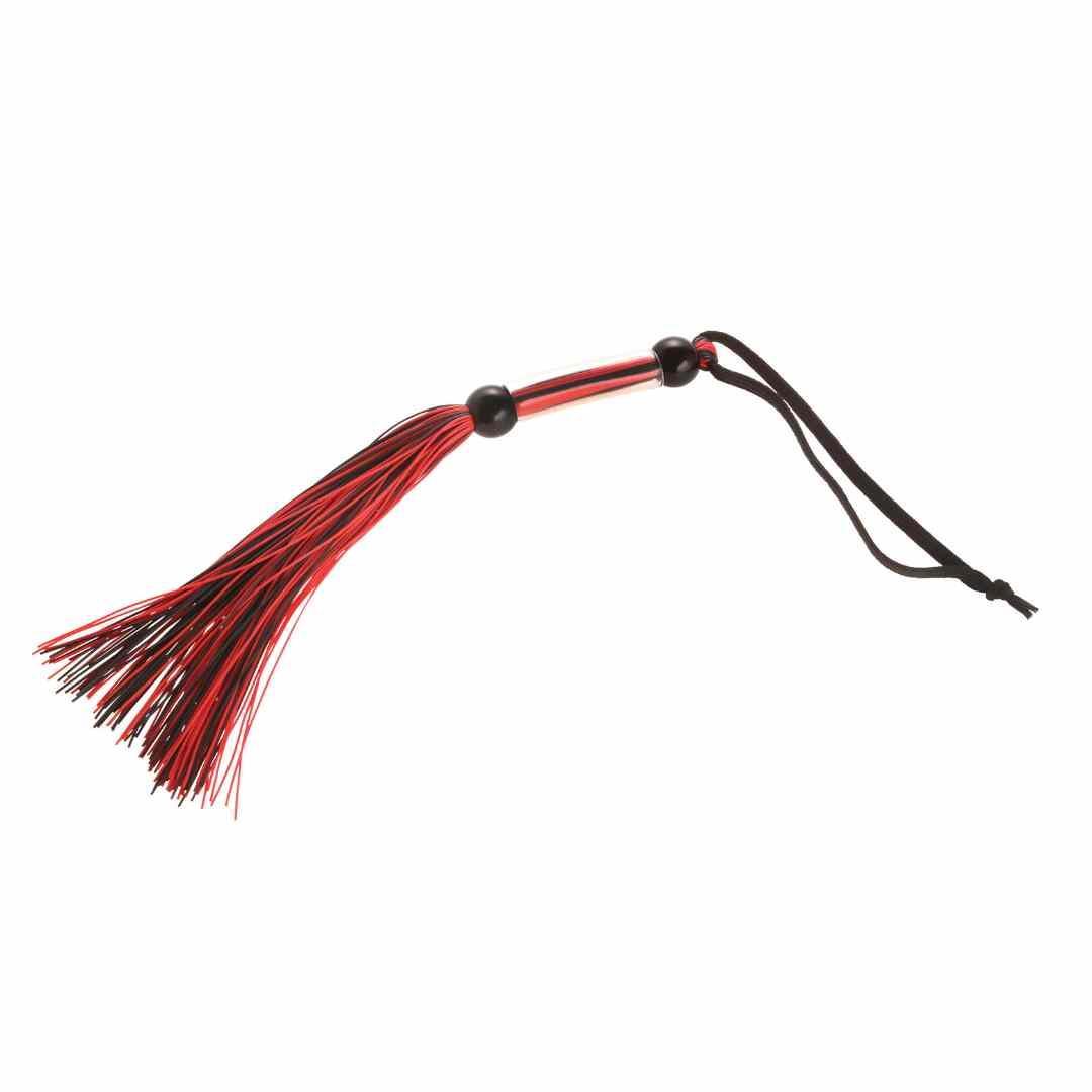 Peitsche aus Silikon - 25.5 cm (rot) - loveiu.ch