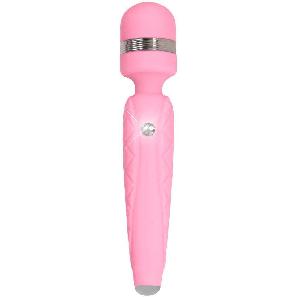 Stabvibrator "Cheeky" aus Silikon - beweglicher Massagekopf 20 cm (rosa) - loveiu.ch