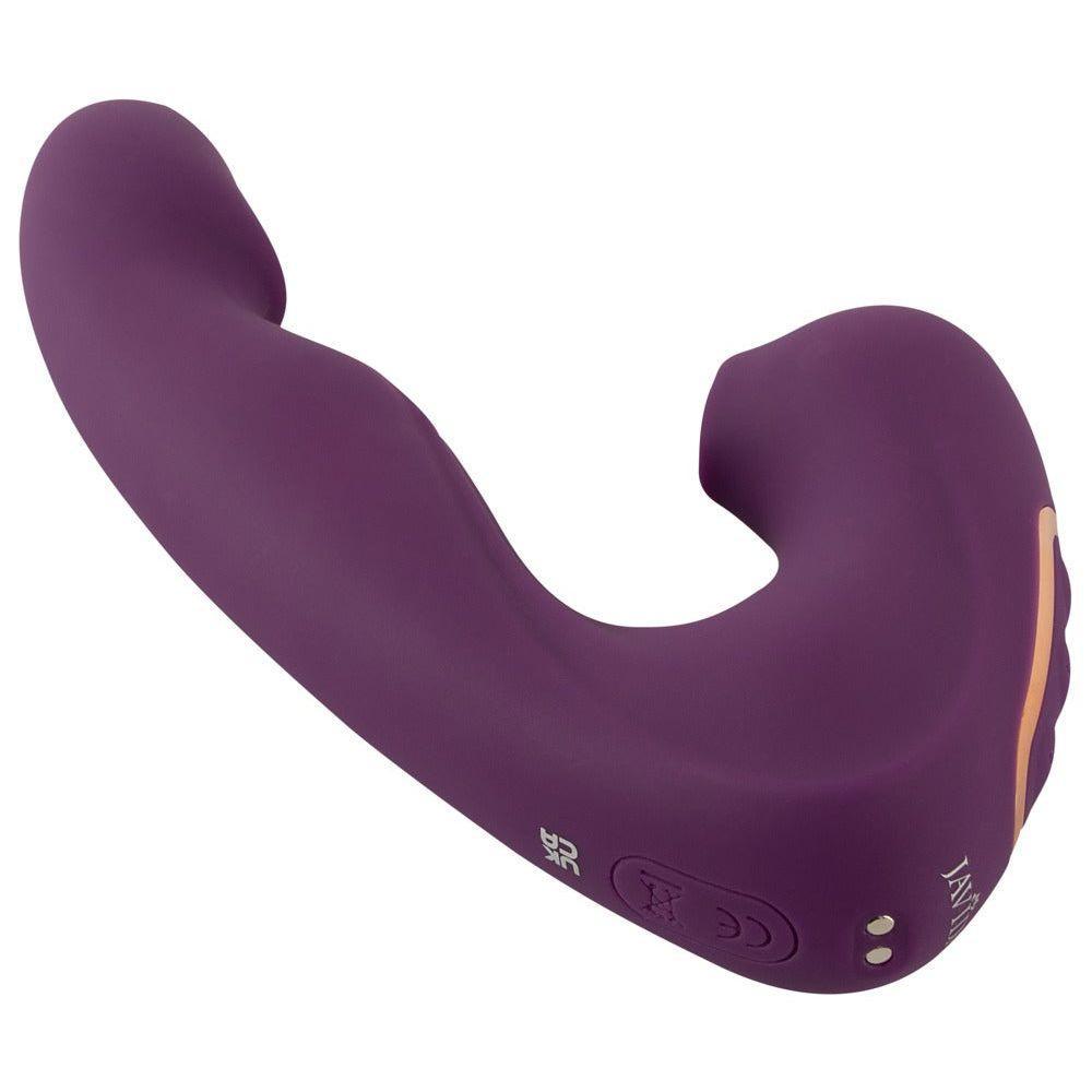 Vibrator mit Klitorissauger "4 Function" aus Silikon 18 cm (violett) - loveiu.ch