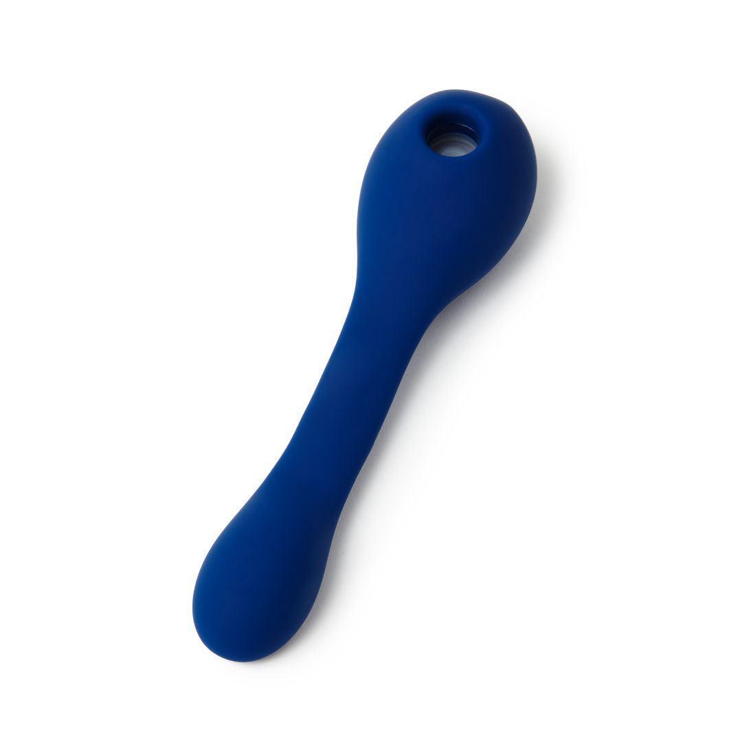 Auflegevibrator "Coco" aus medizinischem Silikon - 19 cm (blau) - loveiu.ch