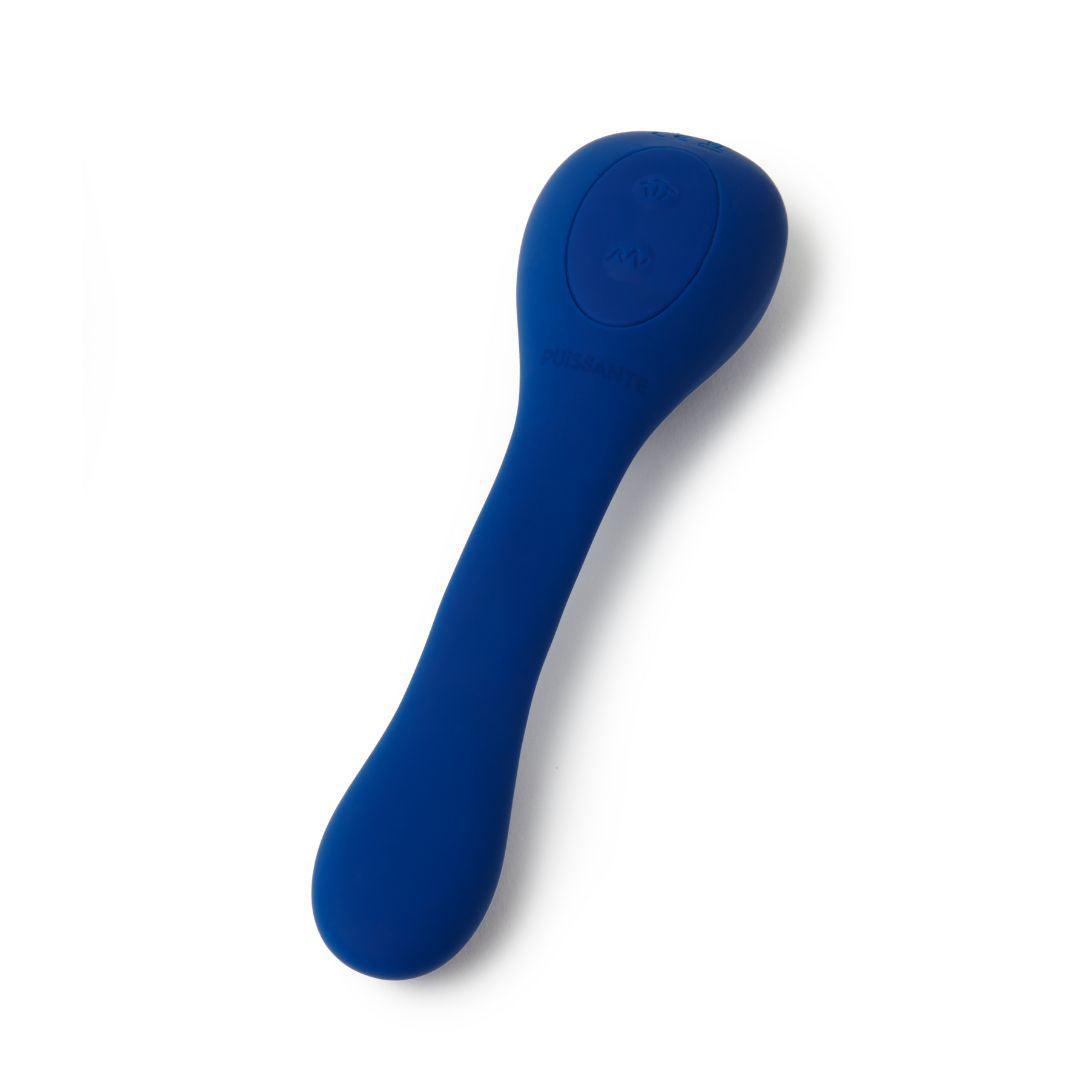 Auflegevibrator "Coco" aus medizinischem Silikon - 19 cm (blau) - loveiu.ch