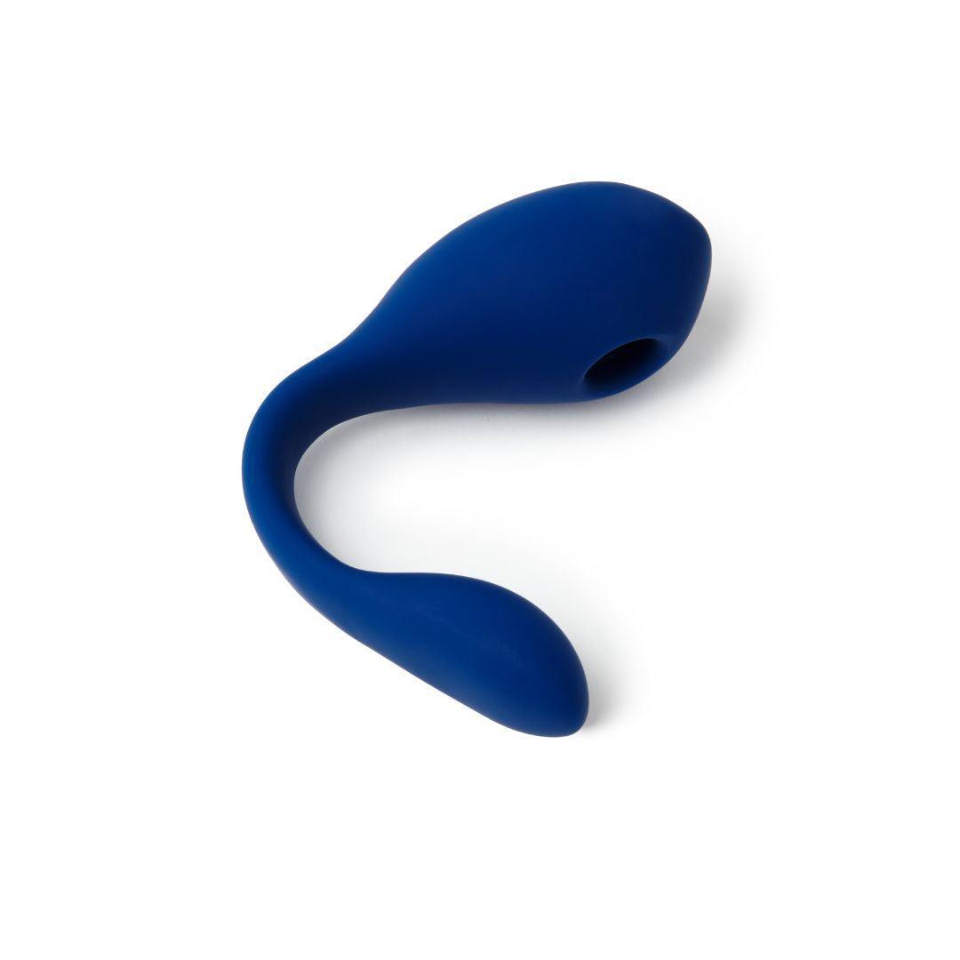 Auflegevibrator "Coco" aus medizinischem Silikon - 19 cm (blau) - loveiu.ch