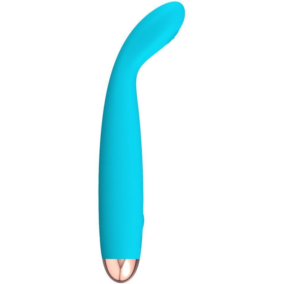 Vibrator "Cuties" aus Silikon - handlich & flexibel 18.7 cm (blau) - loveiu.ch