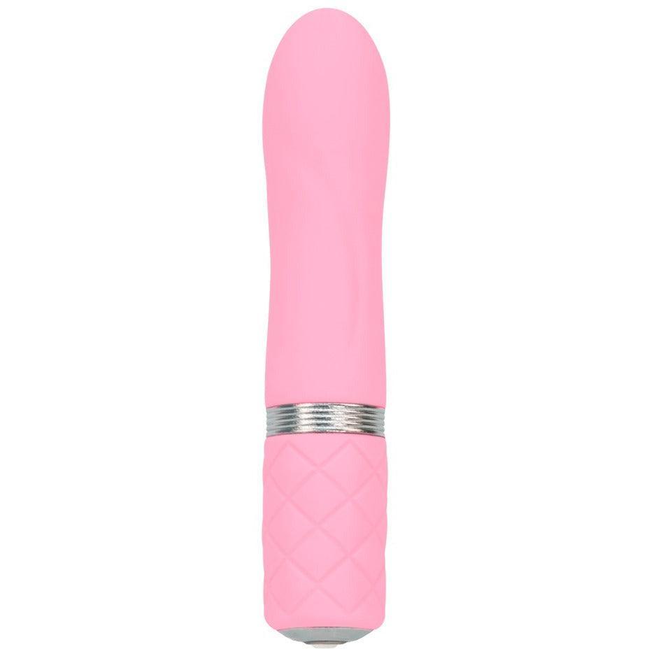 Minivibrator "Flirty" aus Silikon - Soft-Touch-Textur 11 cm (rosa) - loveiu.ch