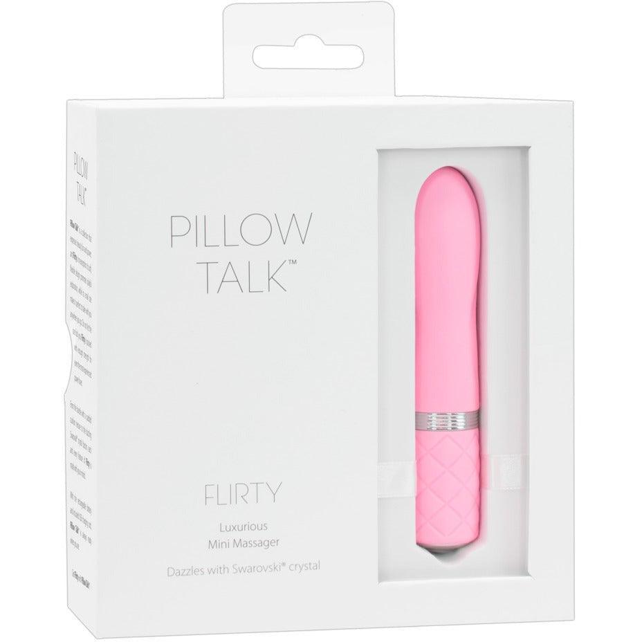 Minivibrator "Flirty" aus Silikon - Soft-Touch-Textur 11 cm (rosa) - loveiu.ch