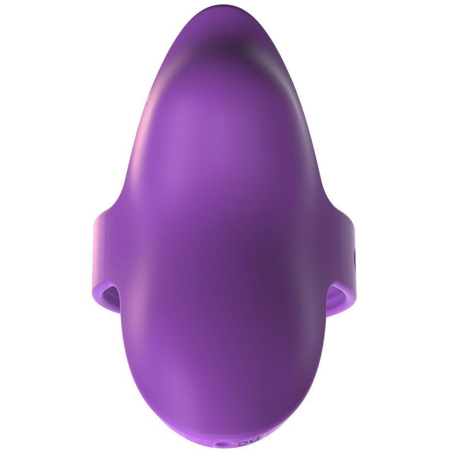 Auflegevibrator "Her Finger Vibe" aus Silikon - mit verstellbarer Schlaufe (violett) - loveiu.ch