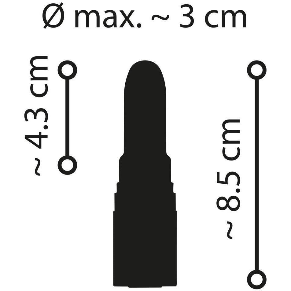 Lippenstift Vibrator "Luxurious Lipstick" aus Silikon - 8.5 cm (grün) - loveiu.ch