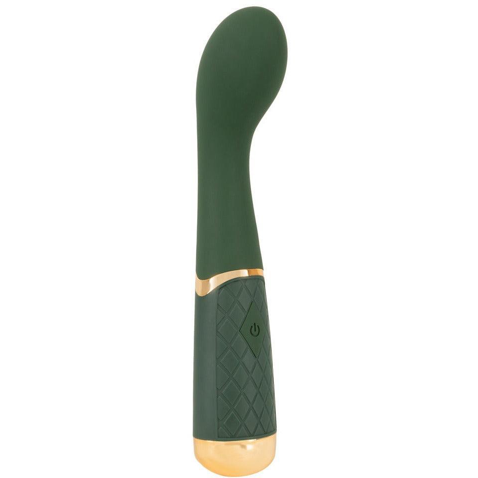 G-Punkt Vibrator "Luxurious" aus Silikon - Soft-Touch-Textur 19.5 cm (grün) - loveiu.ch
